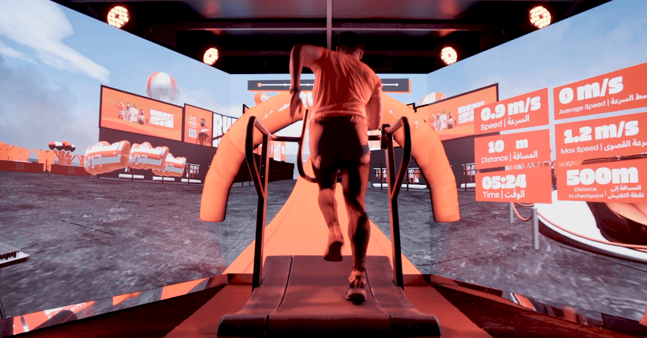 Flyathlon immersive running